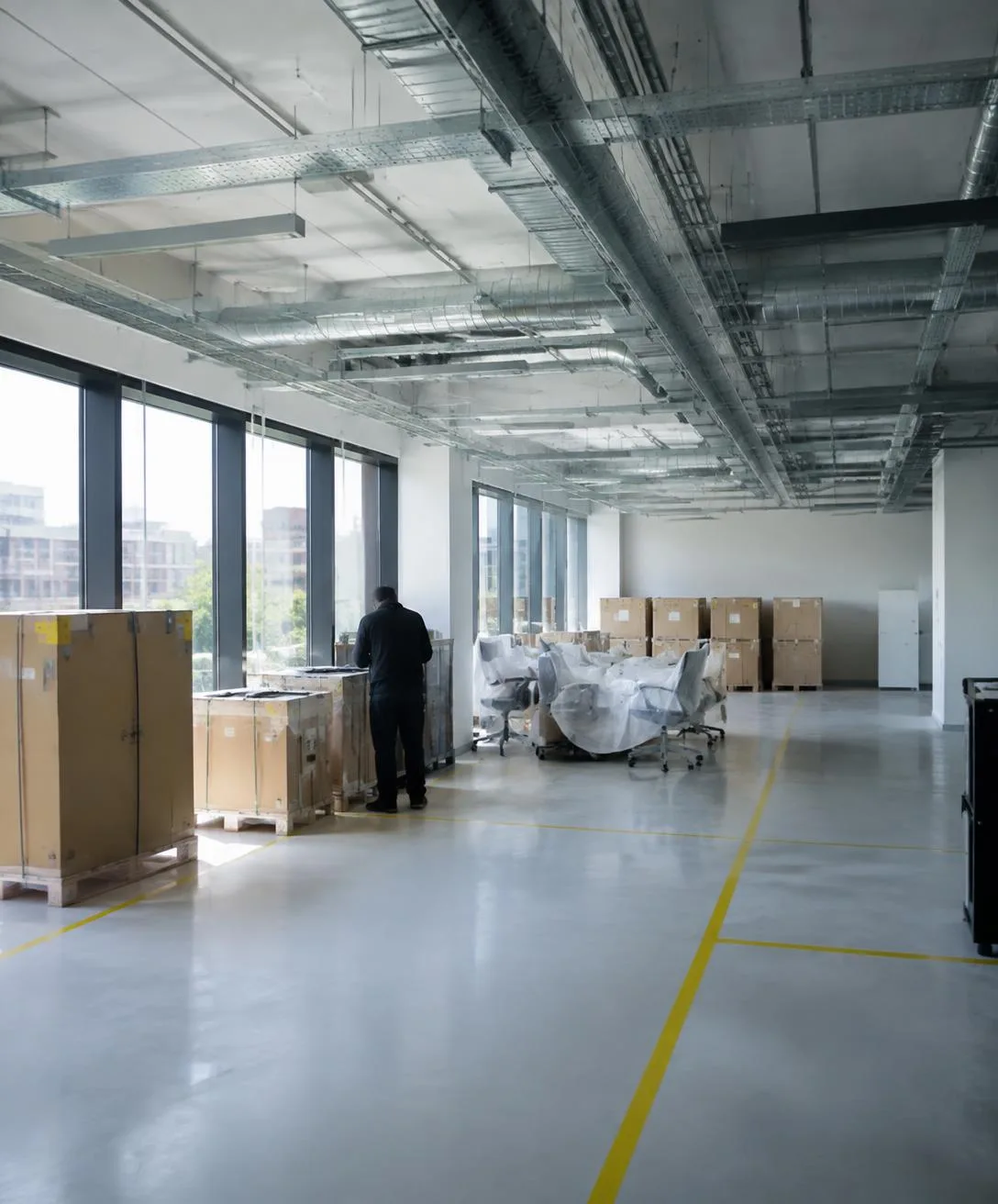 Commercial interior handover